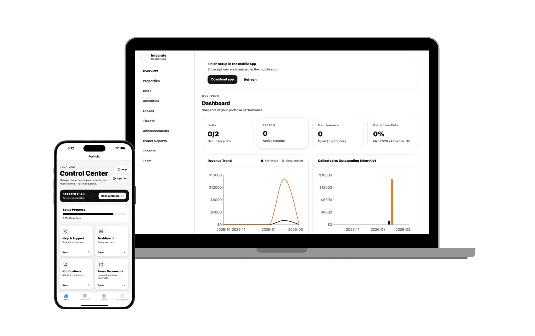 Integrate on web and mobile devices